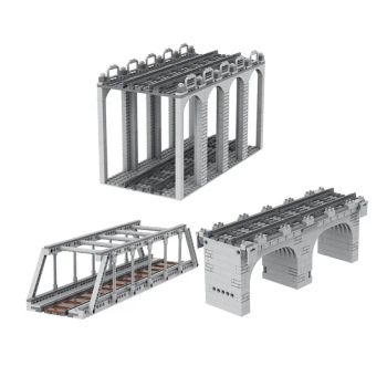 Double-Deck Elevated Railway Track Bridge Building Block Toys Moc Bricks Moc4185-4187 - Shenzhen Enmei Trading Co., Ltd. - China