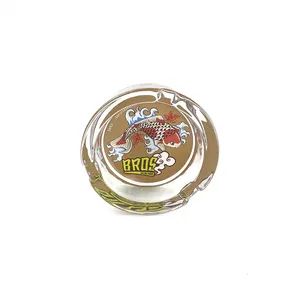 Rolling Decorative Glass Paper Ashtray with Unique Skeleton Shape Design - Cangnan Shengju Smoking Factory - China