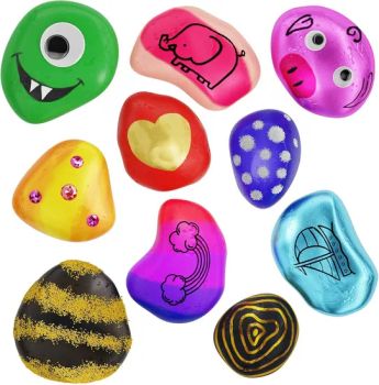 DIY Nature Stone Foil Art and Craft Drawing Toy Set Model Coloring Toys Rock Painting Kit-Educational Toysno Reviews Yet - Ningbo Hardwork Art & Craft Co., Ltd. - China