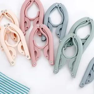 Compact Folding Clothes Hangers Space-Saving Travel Essentials - YIWU SHIYONG Trading Co., Ltd. - China