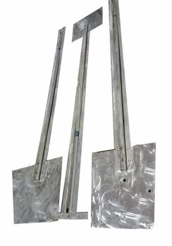 Galvanized Iron Earthing Plates Connector Size 12mm Dimensions 600 x 600 mm Material Galvanized Iron Usage/Application - Eco Smart Power Solution - India