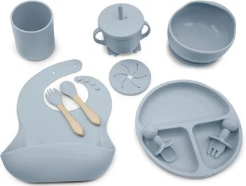 Baby Tableware Set Bib Suction Bowls Silicone Feeding Set for Babies & Toddlers - Dongguan Wanghong Silicone Rubber Products Co., Ltd - China