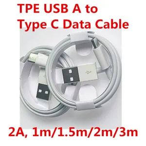 TPE 2A USB A to Type C Charger Charging Data Cables 1m 1.5m 2m Fast Charging - Guangzhou Oklot Trading Company Ltd - China