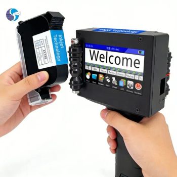 Portable Inkjet Printer Ink Cartridges and Accessories Color Black Origin China Model NO. Car01 Voltage DC16.8V Trademark - Zibo Yougao Coding Equipment Co., Ltd. - China