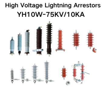 Yh10W-75kv 10ka High Voltage Metal Oxide Gapless Polymeric Lightning Surge Arrester - Zhejiang Yangcheng Electric Co., Ltd - China