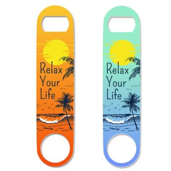 Custom Laser Logo Blanks Stainless Steel Bar Blade Flat Beer Bottle Opener - Zhongshan Xiangda Metal Arts & Crafts Co., Ltd. - China