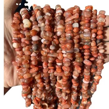Genuine Red Agate Chips Gemstone Beads Irregular Crystal Gravel Stone Loose Beads - Haifeng Alaric Inc - China