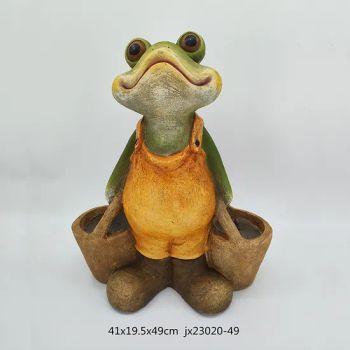 Farm Animal Resin Frog Garden Decor Origin China Trademark OEM Style Natural Type Sculpture HS Code 39264000 Suitable For - Xiamen Silu Technology Co., Ltd. - China