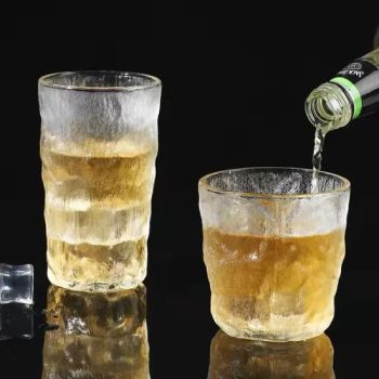 Wine Glass Frosted Texture Whiskey Glasses Beer Glass Househole Cup Drinking Office Bar - Xuzhou Boklan Import & Export Trade Co., Ltd. - China