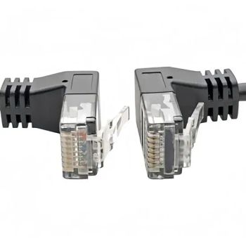 High Quality Cat5e Unshielded UTP Right-Angle LAN Patch Cord Communication Cables - Ningbo Cabelink Electronics Co., Ltd - China