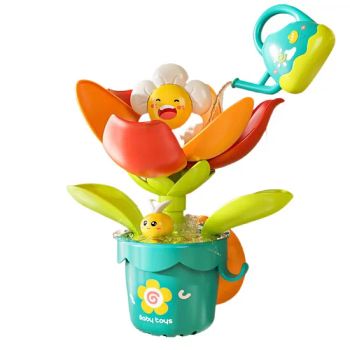 Sunflower Baby Bath Toy Safe Raw Material Watering Washroom Happy Play Sprinkler Kids Toy Blooming Sun Flower Bathroom Toy - Kingsun Baby Products Co., Ltd. - China