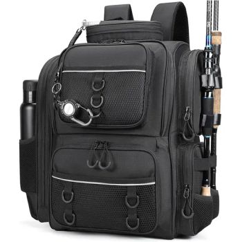 Fishing Tackle Backpack - Waterproof Large Capacity Gear Bag with Rod Holders, Lure Storage, Multi-Functional Outdoor Fishing Bag - Xiamen Minghui Import and Export Co., Ltd. - China