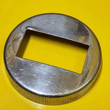 Stainless Steel Railing Base Cap (Grade 202, 304, 316) Material Stainless Steel Steel Grade 202. 304. 316 Design AS PER YOUR - Om Steel Corporation - India