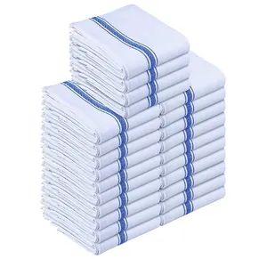 100% Cotton Collection Large Woven Cotton Washable Hand Towels Dishtowel/Tea Towel Set - Xiamen Folover Import &Export Co., Ltd. - China