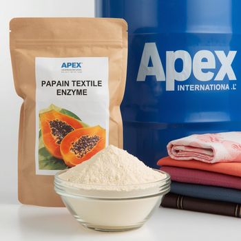 Papain Enzyme, Industrial Papain Enzyme, Papain Enzyme Supplier, Papain Enzyme Manufacturer, Papain Enzyme Supplier from India, Papain Enzyme for Textile Industry, Papain Textile Enzyme, Textile Processing Enzyme, Textile Enzyme, Papain for Textile Processing, Industrial Enzyme Solutions, Bio Processing Enzyme, Enzyme for Industrial Applications, High Performance Papain Enzyme from APEX INTERNATIONAL Papain Enzyme, Industrial Papain Enzyme, Papain Enzyme Supplier, Papain Enzyme Manufacturer, Papain Enzyme Supplier from India, Papain Enzyme for Textile Industry, Papain Textile Enzyme, Textile Processing Enzyme, Textile Enzyme, Papain for Textile Processing, Industrial Enzyme Solutions, Bio Processing Enzyme, Enzyme for Industrial Applications, High Performance Papain Enzyme - APEX INTERNATIONAL - India