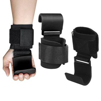 Weight Lifting Hooks - 1 Pair of Premium Wrist Straps for Enhanced Grip, Support, and Comfort During Heavyweight Lifting and Pull UPS - HEFEI MERRYBODY SPORTS CO., LTD. - China
