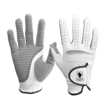 Wholesale Golf Accessories Custom Logo Premium Cabretta Leather Sheepskin Hand Golf Gloves for Men - Xiamen JTS Sports Equipment Co., Ltd. - China