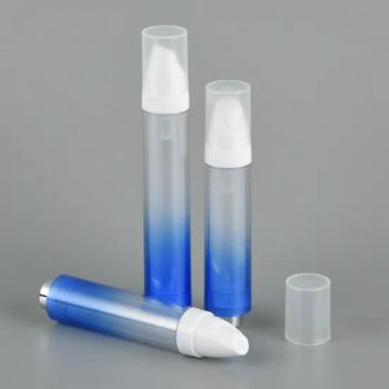 Eye Cream Cosmetic Tube in Stock 15ml D19 PE Soft Tube with Massage Applicator Zinc Alloy Silver Lids Eye Cream Tube Packaging - Shangyu Longyue Plastic Industrial Co., Ltd. - China