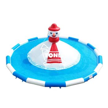 Snowman Inflatable Water Park Jumping Pillow Cloud Pool for Kids - Zhengzhou Tonle Inflatables Co., Ltd. - China