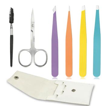 6PCS Beauty Personal Skin Care Eyelash Cosmetic Manicure Tools Set Eyebrow Tweezers Nail Art Makeup Tool - ESHA CO., LIMITED. - China