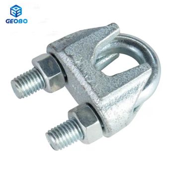 DIN741 Carbon Steel Zinc Plated Malleable Casting U Bolt Wire Rope Clips - Ningbo Geobo Hardware Co., Ltd. - China