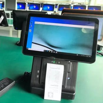 Factory Price+Exquisite 13.3 Inch POS Terminal Cash Register Optional Dual Screen+Bulit-in Printer - Oawell Products Co., Ltd. - China