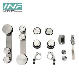 Good Quality Sliding Roller Track Heavy Duty Wheels Bathroom Hardware Set - Jiangmen Infinity Import and Export Co., Ltd. - China