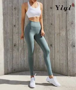 Women Plus Size Custom Made Seamless Gym Fitness High Waisted Pocket Leggings Yoga Pants - Dongguan Yiyi Clothing Co., Ltd - China