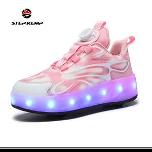 New Design Teenagers Footwear Popular Children Sneakers Roller Skate Shoes Ex-25s4052 - QUANZHOU QIRUN TRADING CO., LTD. - China