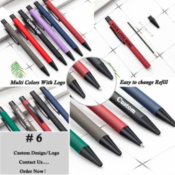 Promotional Custom Recycled Plastic Soft Rubber Touch Screen Styles Ball Pens Ballpoint Pen - WUHAN JARMOO FLAG CO., LTD. - China
