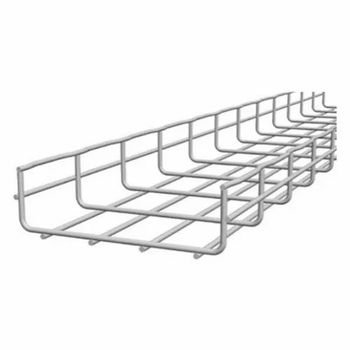 Galvanized Iron Wire Mesh Cable Tray Color Silver Finish Polished Material Galvanized - Bravo Cable Trays Private Limited - India