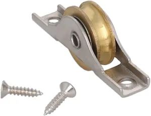 Steel Shell Copper Electroplating Single Wheels Sliding Wheel Door Window Sliding Roller - Ganzhou Your Tool Metal products Co., Ltd - China