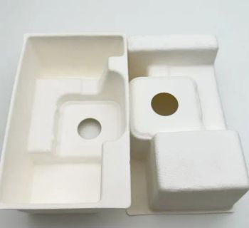 Thermoforming Wet Pressed Pulp Molded Paper Tray Packaging Inserts Molded Fiber Trays for Consumer Products - Dezhou Chunyang Environmental Protection Materials Co., Ltd. - China