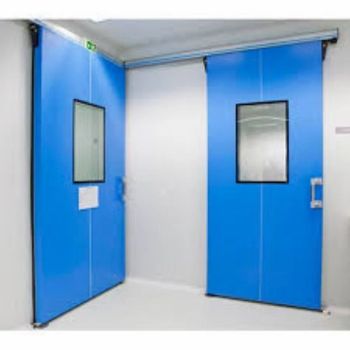 Mild Steel Clean Room Doors Color Blue Material Mild Steel Country of Origin Made in India Coating G.I. powder coated - Bots Automations - India