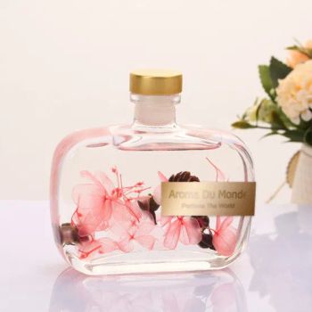 Luxury Home Decorative Aromatherapy Essential Oil Fragrance Perfume Glass Bottle Reed Diffuser Room Scent Diffuser Sticks - Outstanding Design & Manufacture Co., Ltd. - China