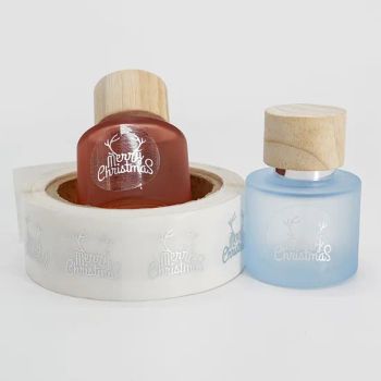 Custom Vinyl Perfume Hair Product Makeup Private Brand Logo Packaging Sticker Label for Bottle Cosmetic Skincare Printing - HENG LI Label Printing Co., Ltd. - China