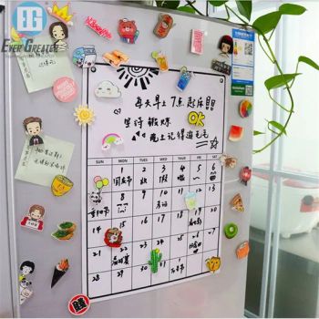 Wholesale Popular Dry Erase Magnet Calendar Magnetic Roll Fridge Whiteboard White Board Magnetic - Ningbo Yinzhou Guda Imp. & Exp. Co., Ltd. - China