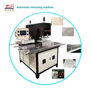 Belt Machine for Making Leather Bags Embossed Badge Heat Transfers Jeans Patch PVC Rubber 3D Label - Dongguan Jinyu Automation Equipment Co., Ltd. - China