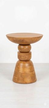 Wooden Side Table Material Hardwood - Kraftshilp - India