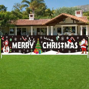 Christmas Holiday Banners Merry Christmas Banners Home Outdoor Party Decoration Highest Quality Personalized Banners - Linyi Aozhan Import and Export Co., Ltd. - China
