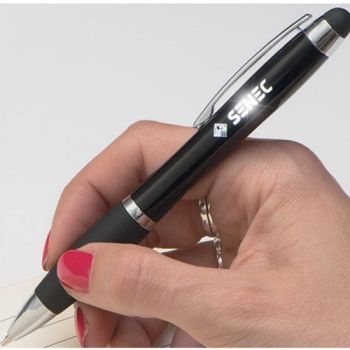 LED Logo Plastic Ballpen Flash Light Ballpoint Pen Promotion - Topwin Gift Limited - China