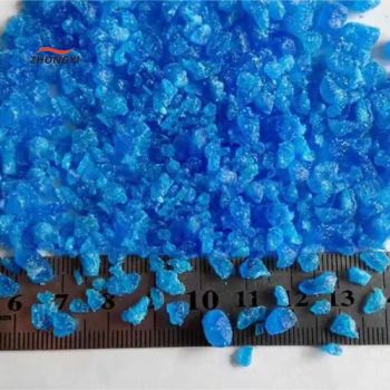 Copper Sulfate/Cupric Sulfate 98% Factory Price Color Blue Purity ≥99% Origin China Trademark ZY Model NO. 009 EINECS - Hebei Zhongyi Import and Export Co., Ltd. - China