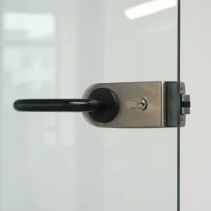 Zinc Alloy Frameless with Fixed Handle for Glass Door Lock Part Lock Origin China Model NO. IM-L-2 Trademark Infinity HS Code - Jiangmen Infinity Import and Export Co., Ltd. - China