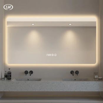 Rectangular Vanity High-Definition Modern Decoration with High Quality Smart Backlit Makeup Anti-Fog Intelligent Bathroom Tempered LED Mirror Luxury Furniture - Qingdao Liwo Home Co., Ltd. - China