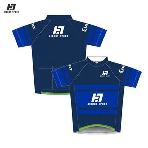 Cycling Wear Men's OEM Short Sleeve Summer Clothing Sublimation Custom Sublimation Bicycle Shirts Bicycle Uniforms Cycling Wear - Xiamen Aibort Clothing Co., Ltd. - China