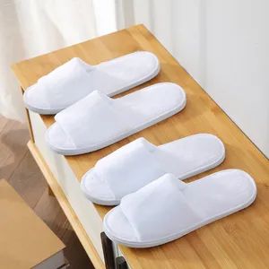 Custom Disposable Hotel SPA Soft Coral Fleece Slippers Size Medium Model NO. 1 Origin China Type Slipper Feature Soft Thickness - Shanghai General Textile Co., Ltd. - China