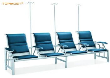 Style Bench Waiting Chair with Armrest for Airport Color Blue Seat Number 1 Condition New Back With Back Warranty 1 - TOPMOST MEDICAL TECHNOLOGY CO.,LTD. - China