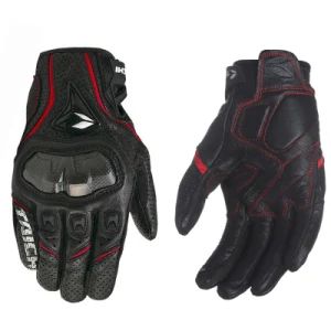 Custom Motorcycle Protection Leather Gloves Racing Gloves Outdoor Sports Gloves - Sichuan Hongchen Ruihe Trade Co., Ltd. - China