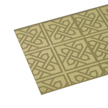 Stainless Steel Etched Pattern Art Decorative Flat Plate Sheet - Foshan Shunhengli Import & Export Co., Ltd. - China