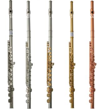 16keys Closed Student Nickel Plated Flute (FL-100N) - Tianjin H&W Instrument Co., Ltd. - China